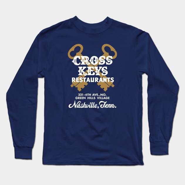 CROSS KEYS RESTAURANTS Long Sleeve T-Shirt by BUNNY ROBBER GRPC